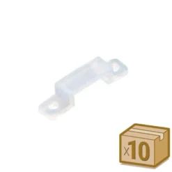10x grapas 13mm silicona para tira led