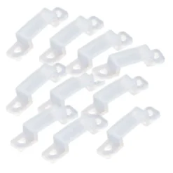 10x grapas 13mm silicona para tira led