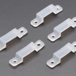 10x grapas 17mm silicona para tira led