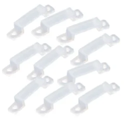 10x grapas 17mm silicona para tira led