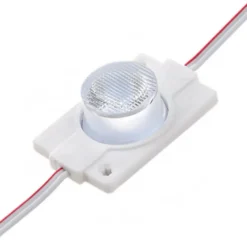 20x Módulo Led 1xSMD3535, lente 10*30°, DC12V, 2.4W, IP65