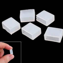 10x tapones 12mm silicona inicial para tira led monocolor