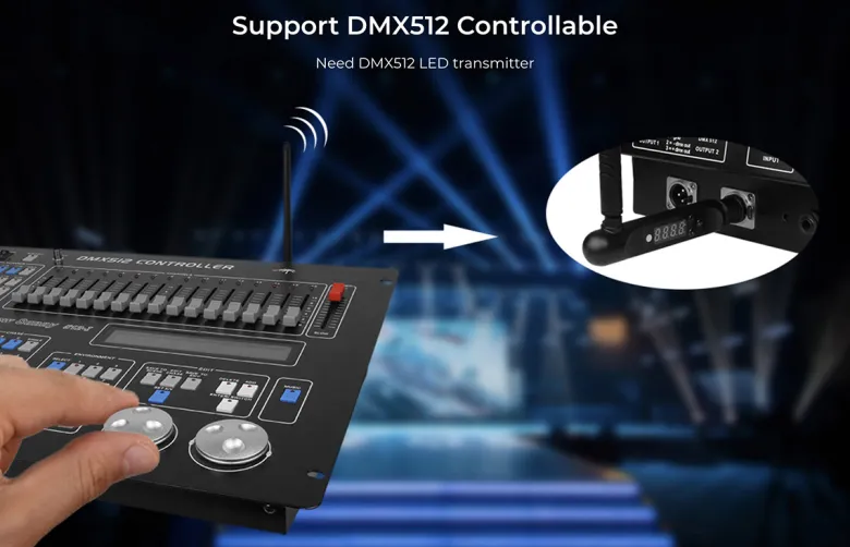 ZigBee + 2.4G RF controlador DC12-24V - 3 en 1 RGB+RGBW+RGBCCT